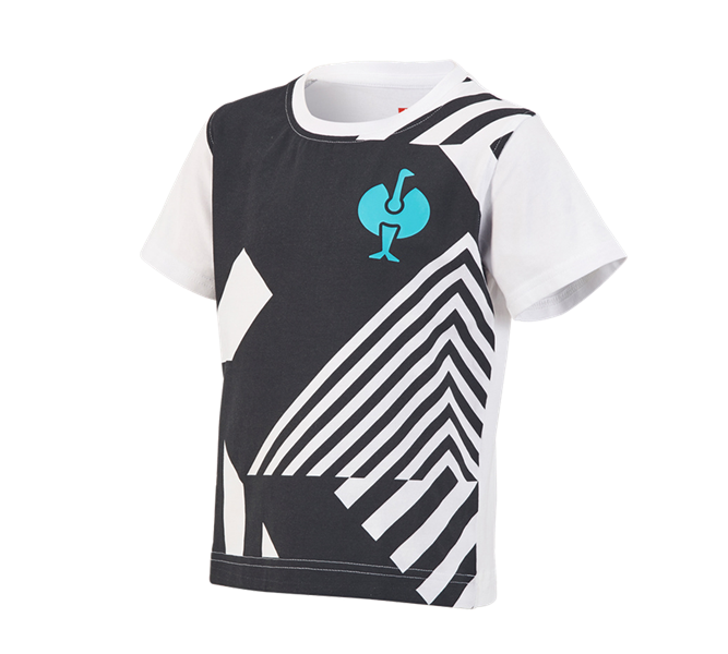 Main view, Shirts, Pullover & more, T-Shirt e.s.trail graphic, children's, black/white
