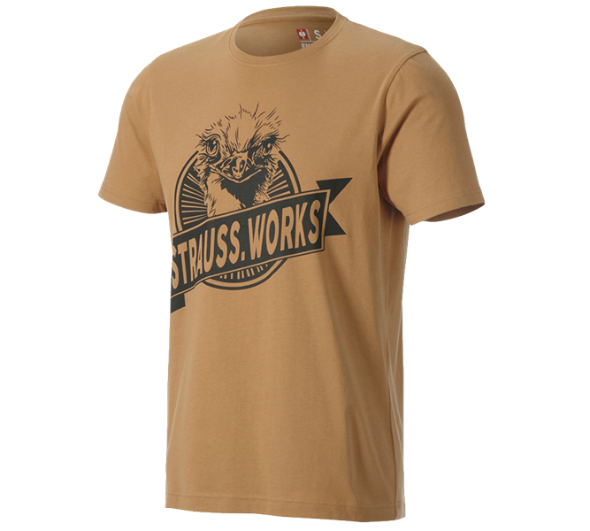Huvudvy, T-Shirts, T-Shirt e.s.iconic works, mandelbrun