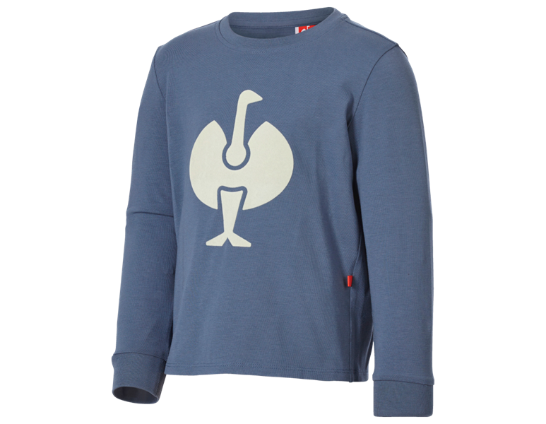 Huvudvy, För de små, e.s. pyjamas långärmad  cotton stretch, barn, nordicblå