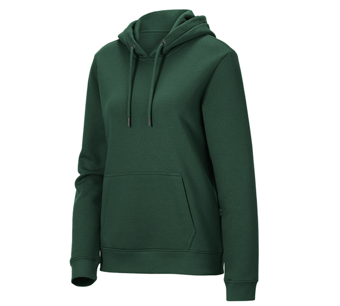 Huvudvy, Överdelar, e.s. huv-sweatshirt poly cotton, dam, grön