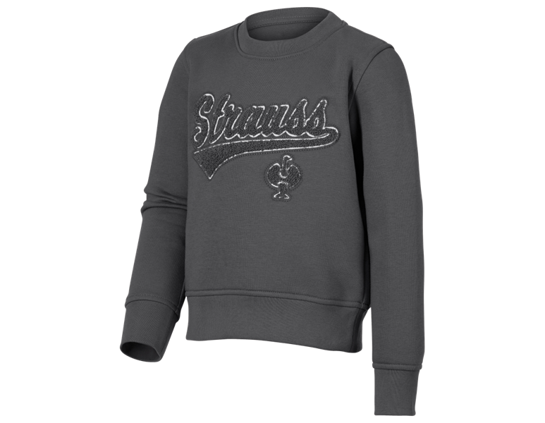 Huvudvy, Överdelar, Sweatshirt e.s.e:pic, barn, karbongrå