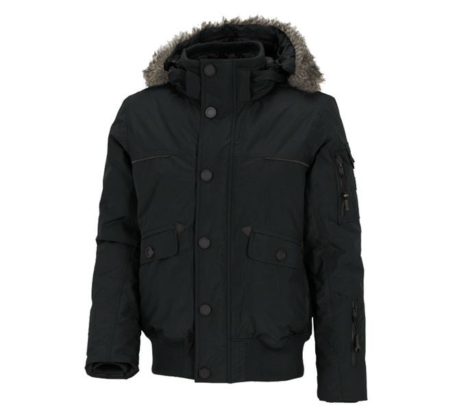 Main view, Work Jackets, Winter blouson e.s.vision, men's, black