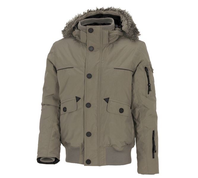 Main view, Clothing, Winter blouson e.s.vision, men's, stone