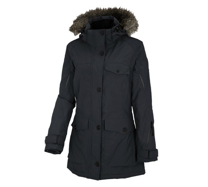 Main view, Work Jackets, Winter parka e.s.vision, ladies', black