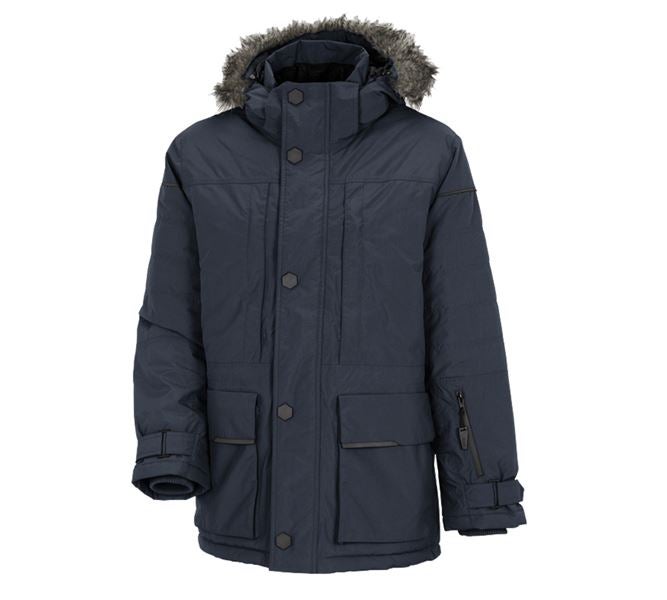 Main view, Plumbers / Installers, Winter parka e.s.vision, men's, pacific