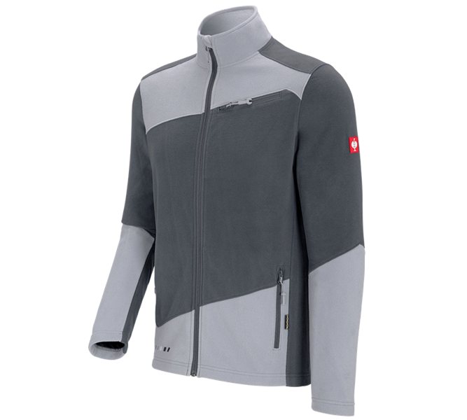 Main view, Fleece Jackets | Knitted Jackets, Fleece jacket e.s.motion 2020, anthracite/platinum