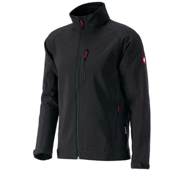 Huvudvy, Softshelljackor, Softshelljacka dryplexx® softlight, svart