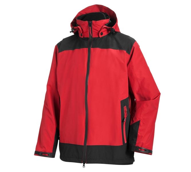 Main view, Work Jackets, e.s. 3 in 1 functional jacket, men, red/black