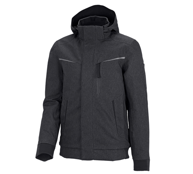 Main view, Winter Jackets, Winter functional pilot jacket e.s.motion denim, graphite