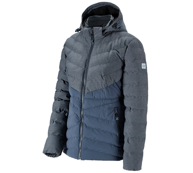 Main view, Cold, Winter jacket e.s.motion ten, ladies', slateblue