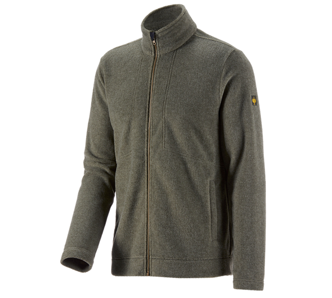 Main view, Fleece Jackets | Knitted Jackets, Fleece jacket e.s.vintage, disguisegreen melange