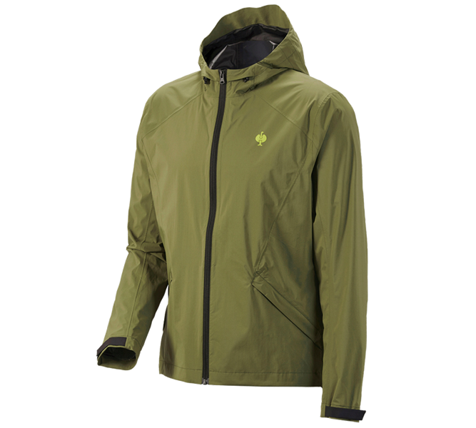 Main view, e.s.trail, Windbreaker light-pack e.s.trail, junipergreen/limegreen