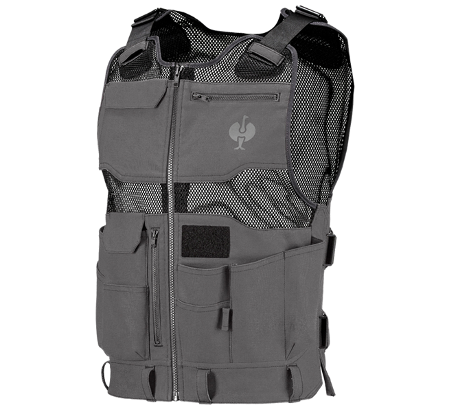 Main view, e.s.iconic, Tool vest e.s.iconic, carbongrey/black