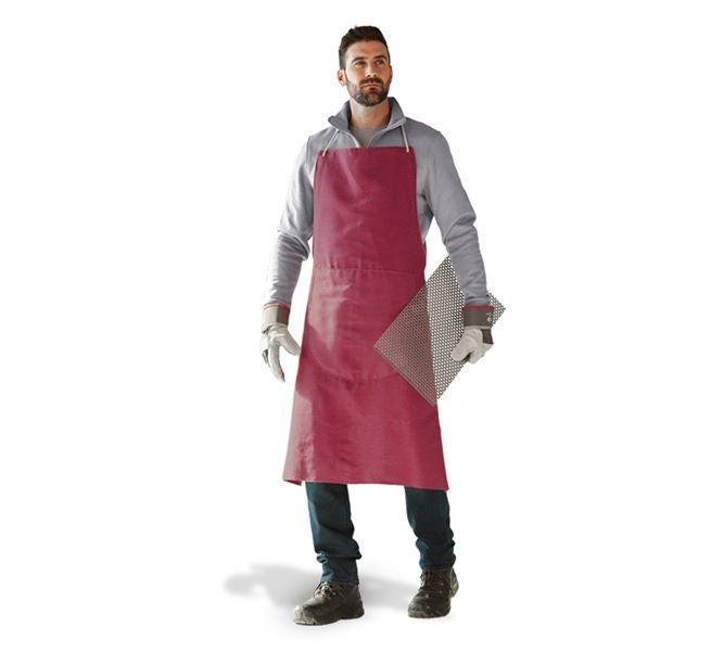 Main view, Clothing, Canvas apron, fuchsia