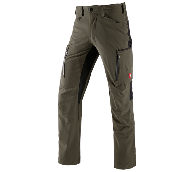 Huvudvy, e.s.vision, Cargobyxa e.s.vision stretch, herrar, mossa/svart
