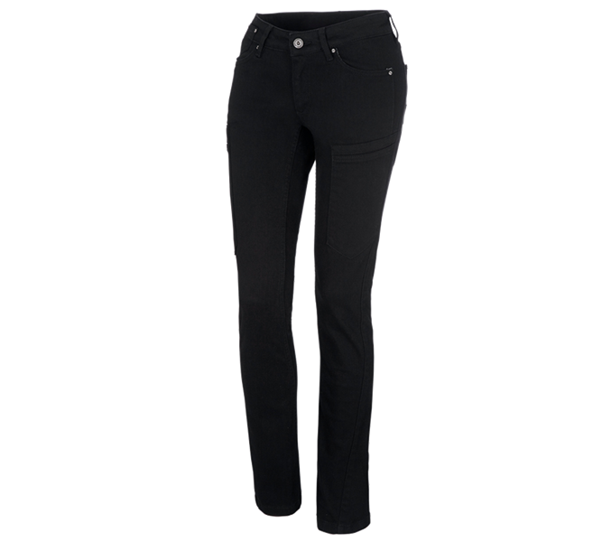 Main view, Jeans, e.s. 7-pocket jeans, ladies', black