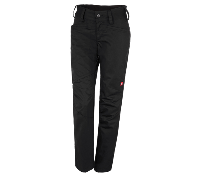 Main view, Trousers, e.s. Trousers base, ladies', black