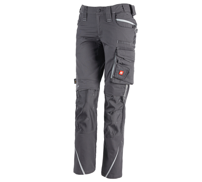 Huvudvy, Arbetsbyxor, Dambyxa e.s.motion 2020 vinter, antracit/platina