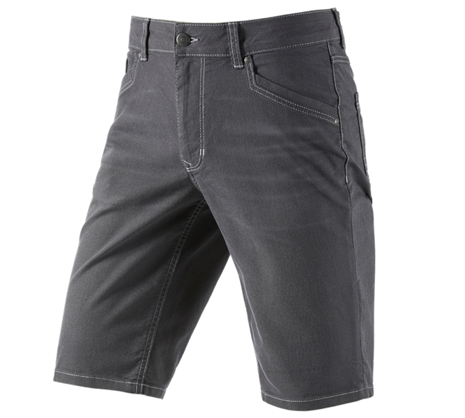 Main view, e.s.vintage, 5-pocket shorts e.s.vintage, pewter