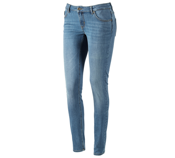 Main view, Clothing, e.s. 5-pocket stretch jeans, ladies', stonewashed