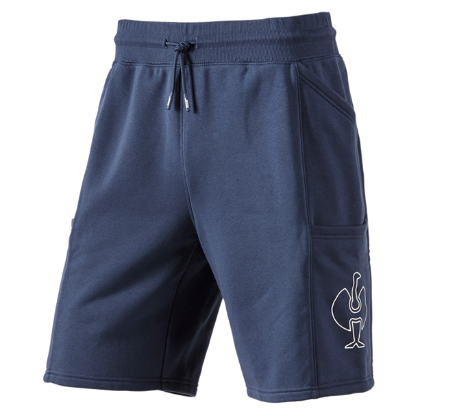 Main view, Shorts | 3/4 Shorts, Sweat short e.s.trail, deepblue/white