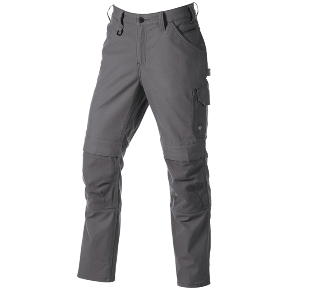 Main view, e.s.iconic, Worker trousers e.s.iconic, carbongrey