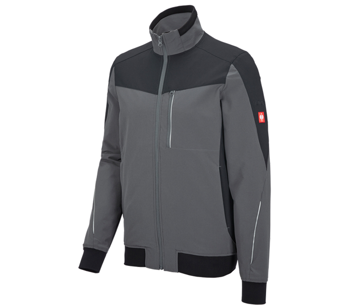 Main view, Topics, Functional jacket e.s.dynashield, cement/graphite