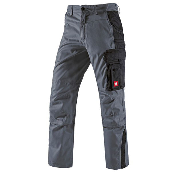 Main view, e.s.active, Trousers e.s.active, grey/black