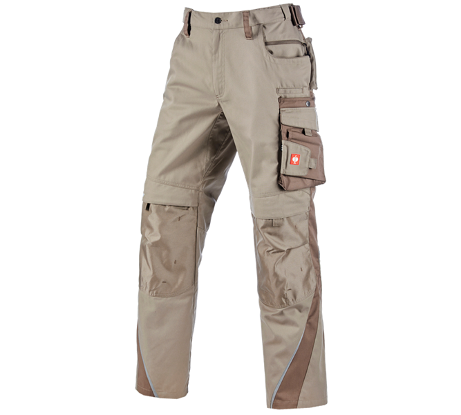 Main view, Trousers, Trousers e.s.motion, clay/peat