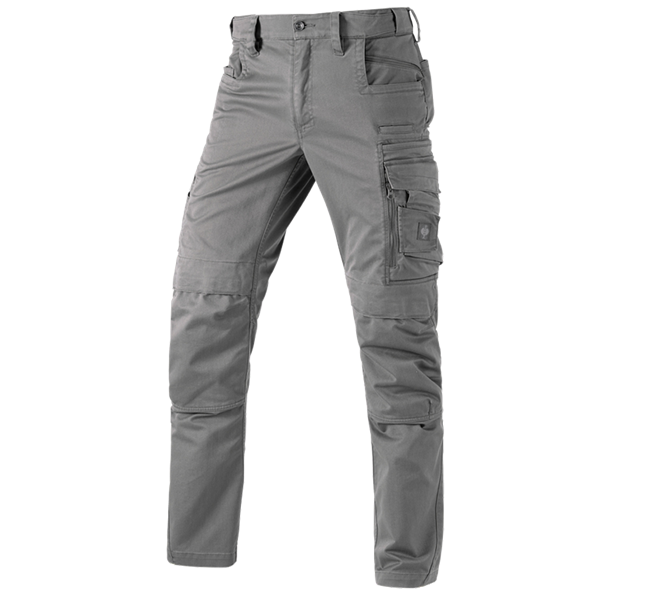 Main view, Work Trousers, Trousers e.s.motion ten, granite