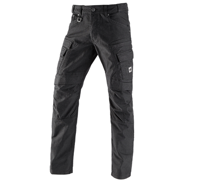 Huvudvy, Yrkesbyxor, Worker-cargobyxa e.s.vintage, svart