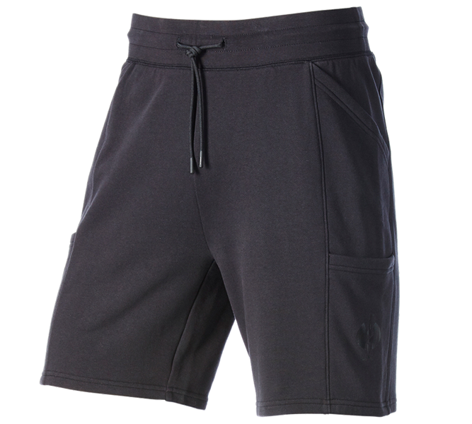 Huvudvy, e.s.trail, Sweatshort e.s.trail, svart