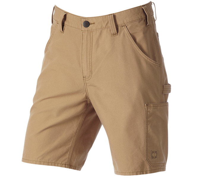 Main view, e.s.iconic, Shorts e.s.iconic, almondbrown