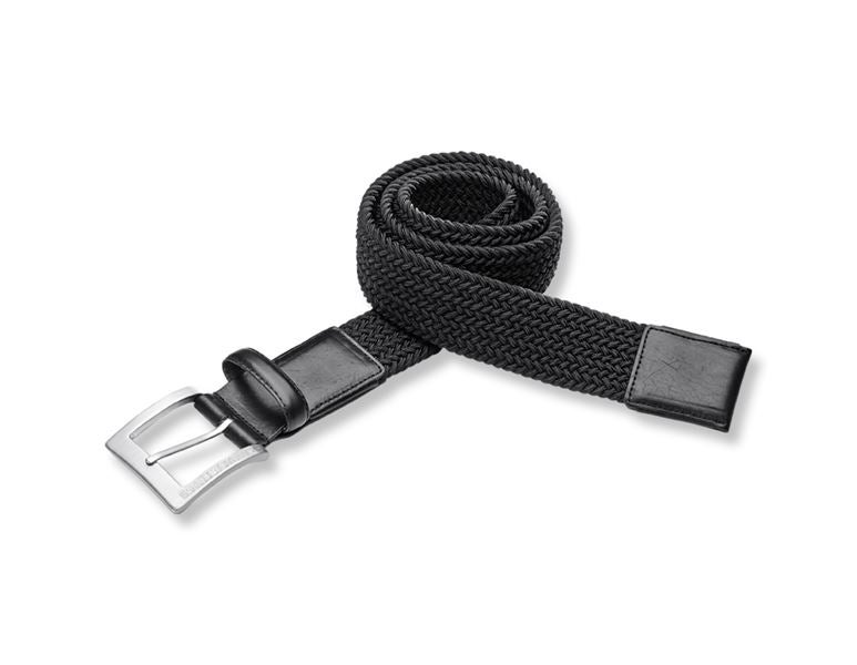 Main view, Clothing, e.s. men's belt stretch, black