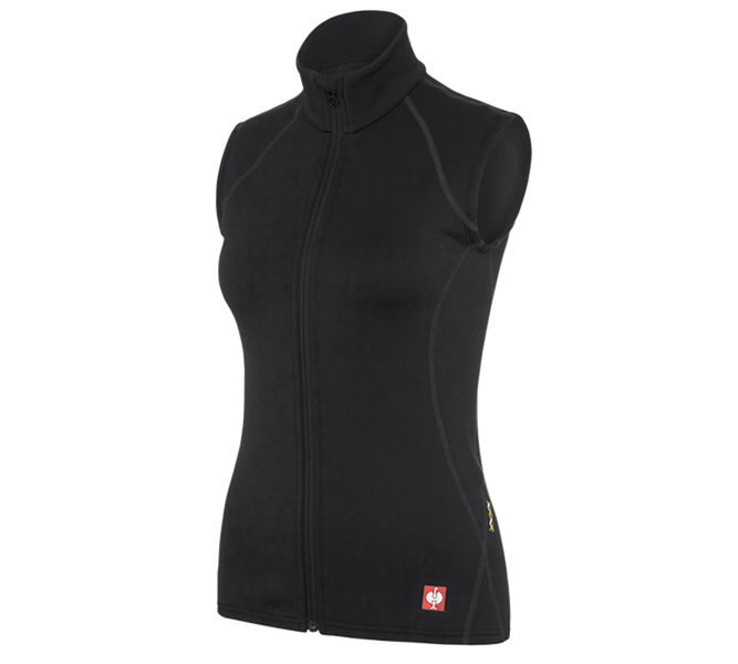 Main view, Cold, e.s. bodywarmer thermo stretch-x-warm, ladies', black