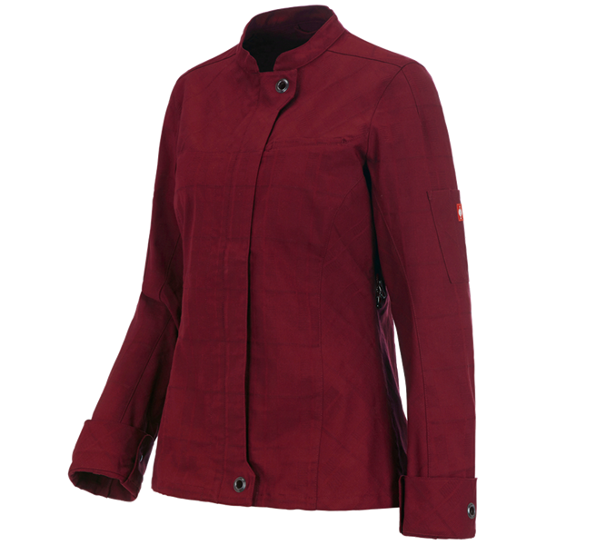 Main view, Work Jackets, Work jacket long sleeved e.s.fusion, ladies', ruby