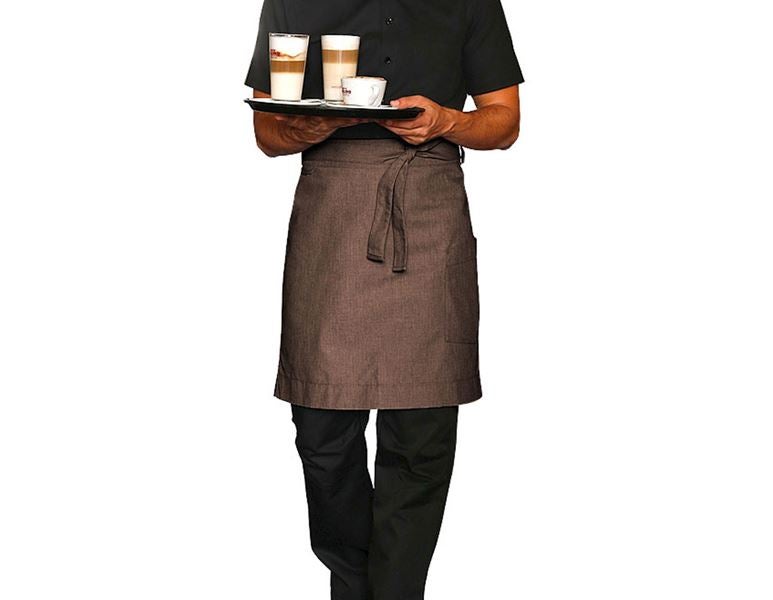 Main view, Clothing, Mid-Length Apron e.s.fusion, men's, chestnut melange