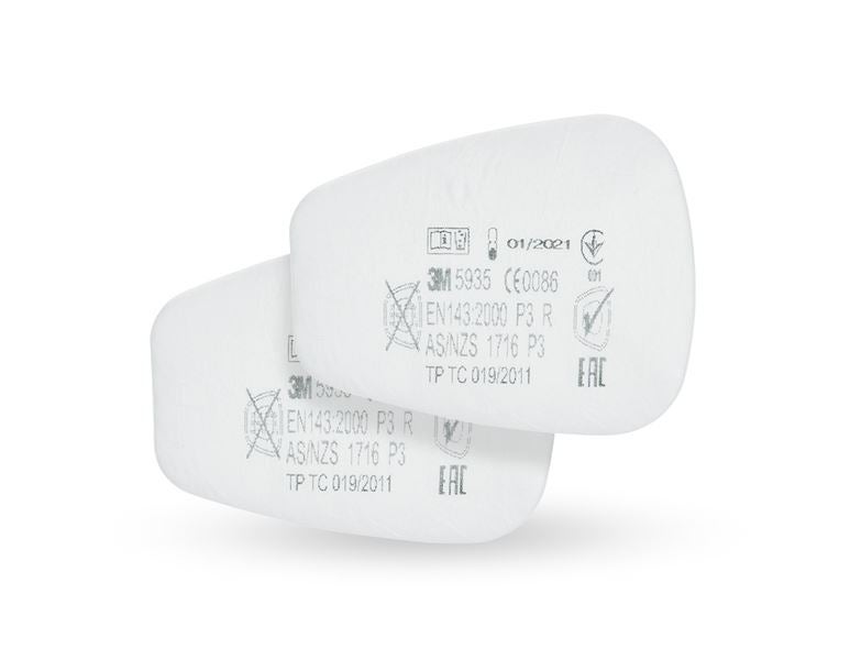 Main view, Respiratory Protectors, 3M Fine dust pre-filter 5935 P3, 10 pairs