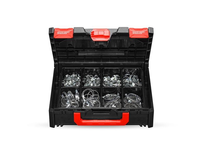 Main view, Assorted small parts, Circlip assortment in STRAUSSbox 118 midi