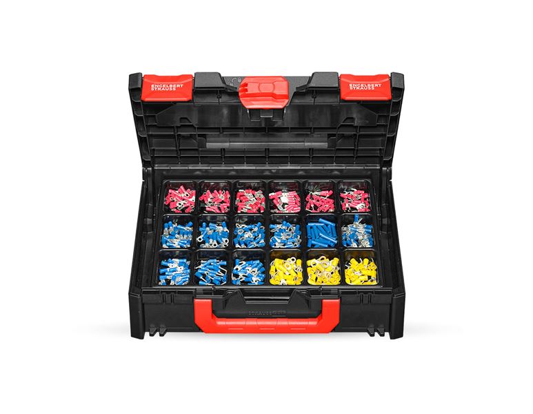 Main view, Assorted small parts, Cable connector insulated (El) in STRAUSSbox