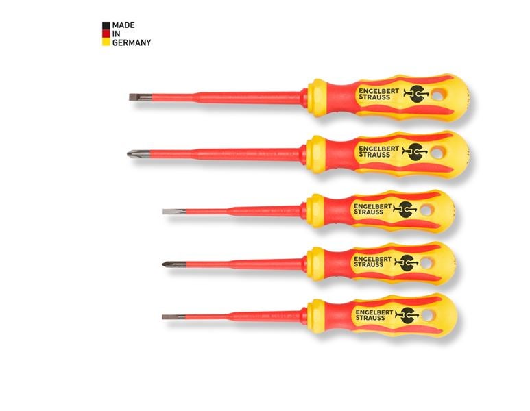 Main view, Screwdrivers, VDE-electrician screwdriver set slim line