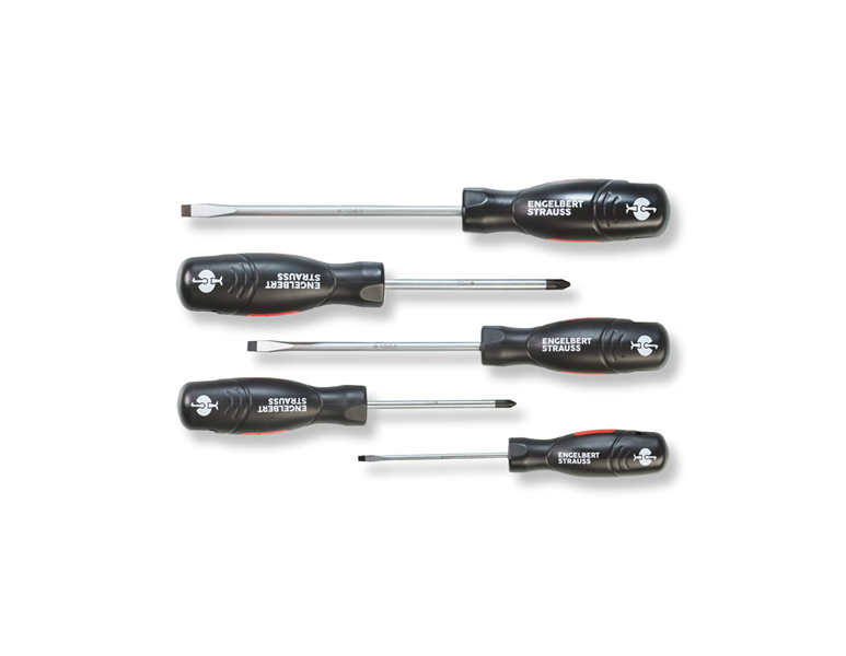 Main view, Screwdrivers, e.s. 5-part screwdriver set