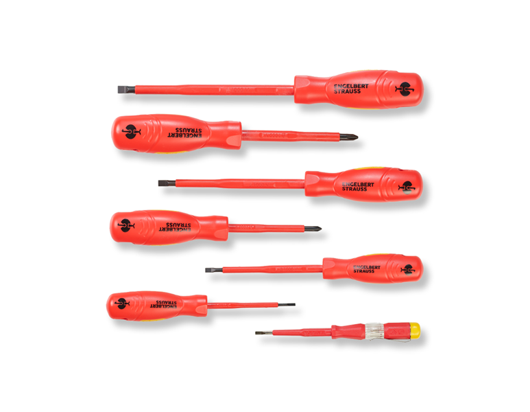 Main view, Screwdrivers, e.s. 7-part VDE screwdriver set