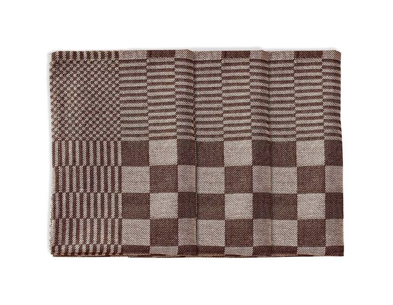 Main view, Tools & Equipment, e.s. Tea towels solid, pack of 3, Coffee brown