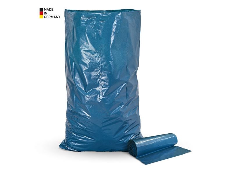 Huvudvy, Soppåsar | Avfallshantering, 15x Sopsäckar Goliath blå, 120l, 100 mμ