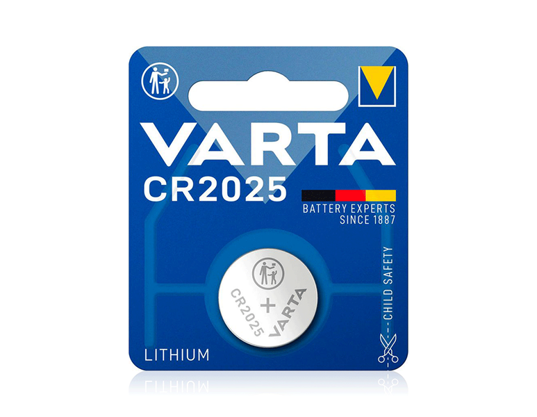 Huvudvy, Verktyg, VARTA knappbatterier CR2025