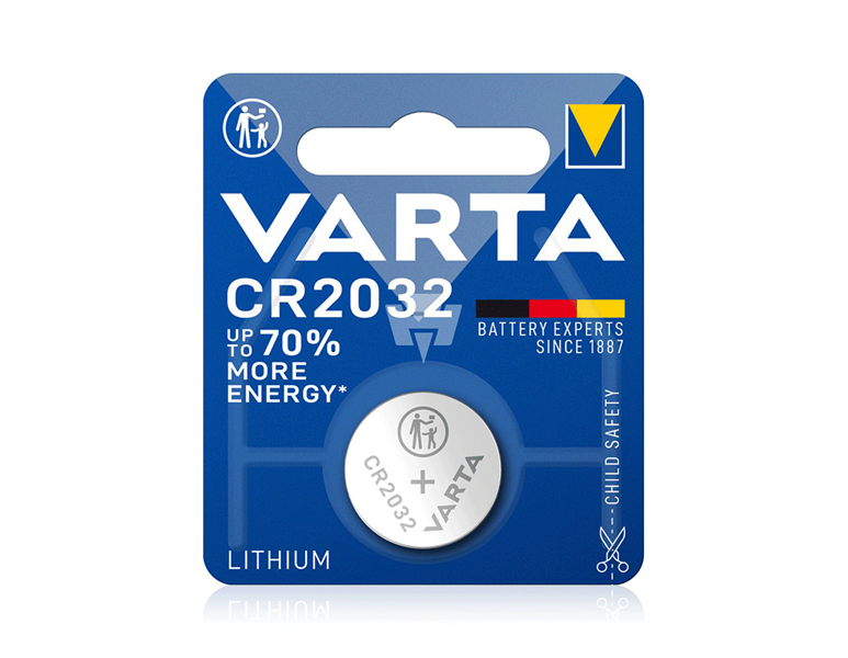 Huvudvy, Verktyg, VARTA knappbatterier CR2032