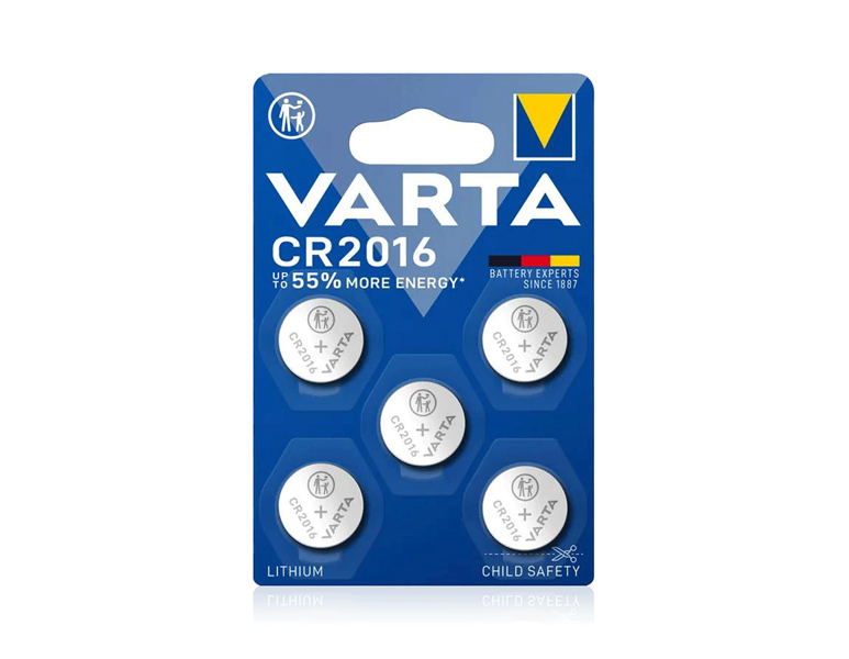 Main view, Electrical items, VARTA button cells CR2016, pack of 5