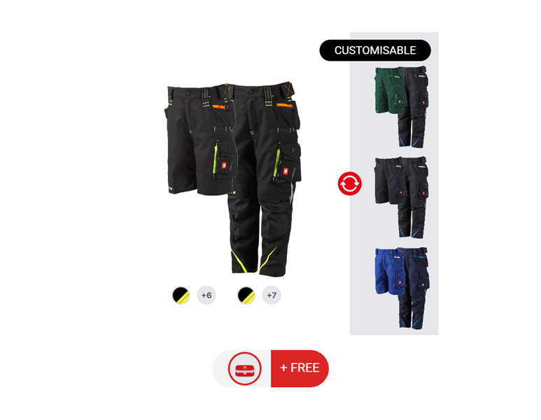 CHILDREN’S SET: Trousers + Shorts e.s.motion 2020