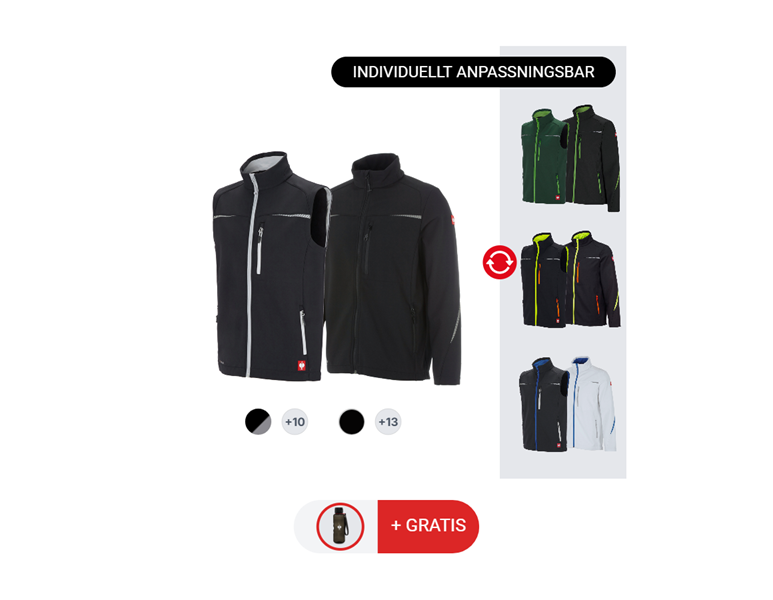 HERR-SET: Softshelljacka + väst e.s.motion 2020